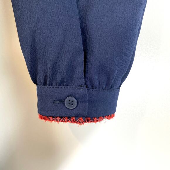 Hatch The Emmauelle Crepe Jumpsuit Maternity Navy Blue - Picture 4 of 9